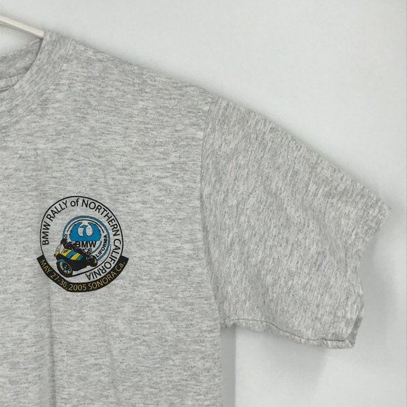 BMW Club Mens Shirt Medium White Motorcycle Rally Northern California Sonora - Picture 12 of 16